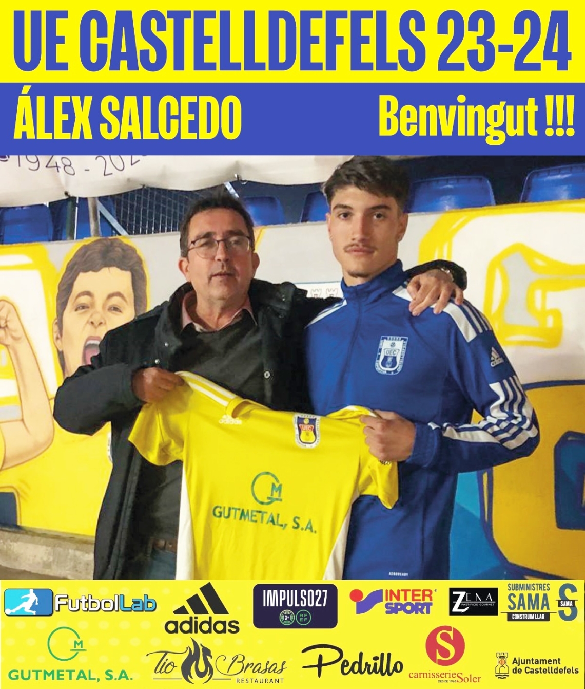 ÁLEX SALCEDO (SANTS), NOU JUGADOR UE CASTELLDEFELS