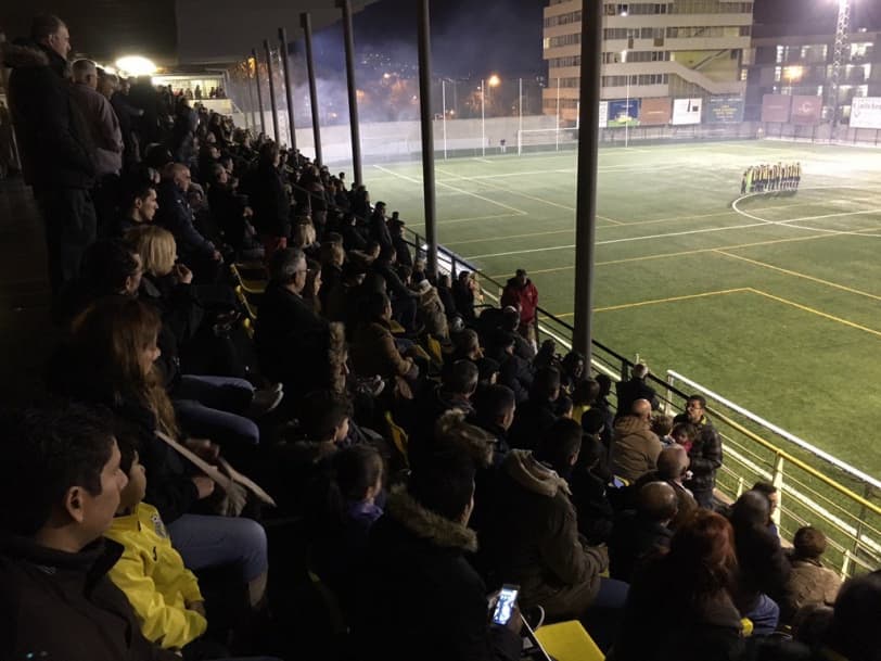 Jornada 19: CF MONTAÑESA - UE CASTELLDEFELS: 1-1. Màxima intensitat i punt d&#039;enorme mèrit