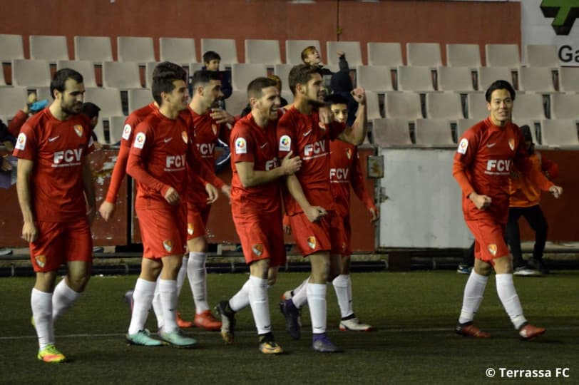 Tercera Divisió. Jornada 19. TERRASSA FC - UE CASTELLDEFELS: 2-1. Tanquen la primera volta amb un bon partit sense punts